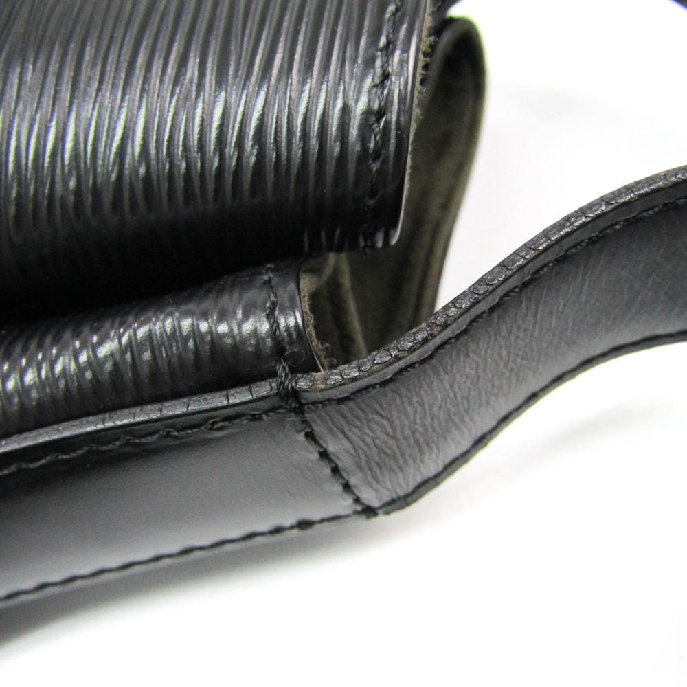Louis Vuitton Epi Sac D'Epaule M80155 Women's Shoulder Bag Noir