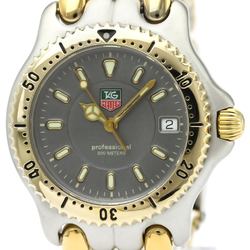 TAG HEUER Sel Professional Gold Plated Steel Mens Watch WG1220