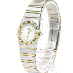 OMEGA Constellation 18K Gold Steel Ladies Watch 795.1080