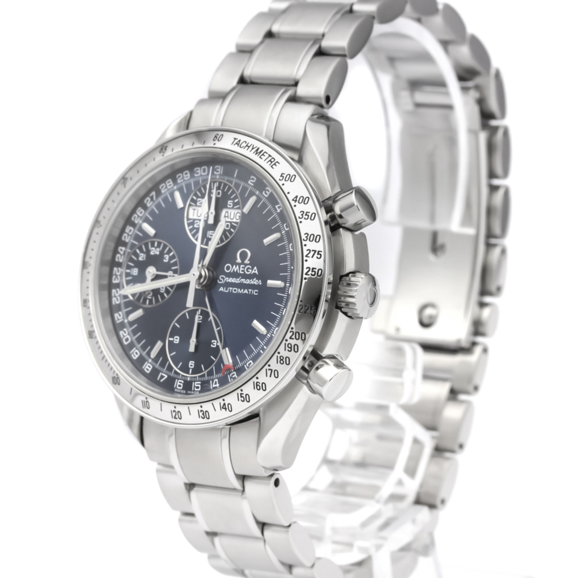 OMEGA Speedmaster Triple Date Steel Automatic Watch 3523.80