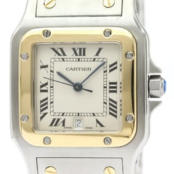 Cartier Santos Galbee Quartz Stainless Steel,Yellow Gold (18K) Men's Dress Watch 187901