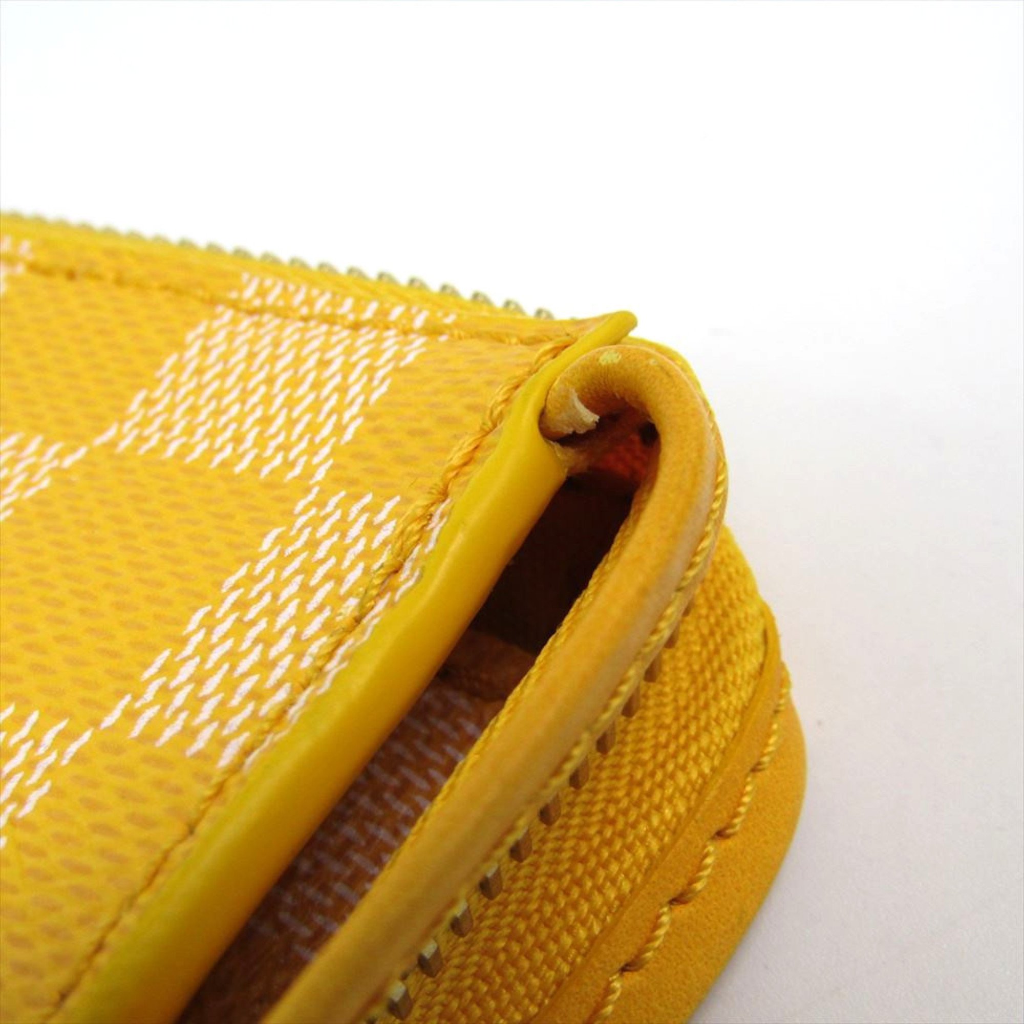 Louis Vuitton Damier Color Kit N41316 Unisex Clutch Bag Mimosa