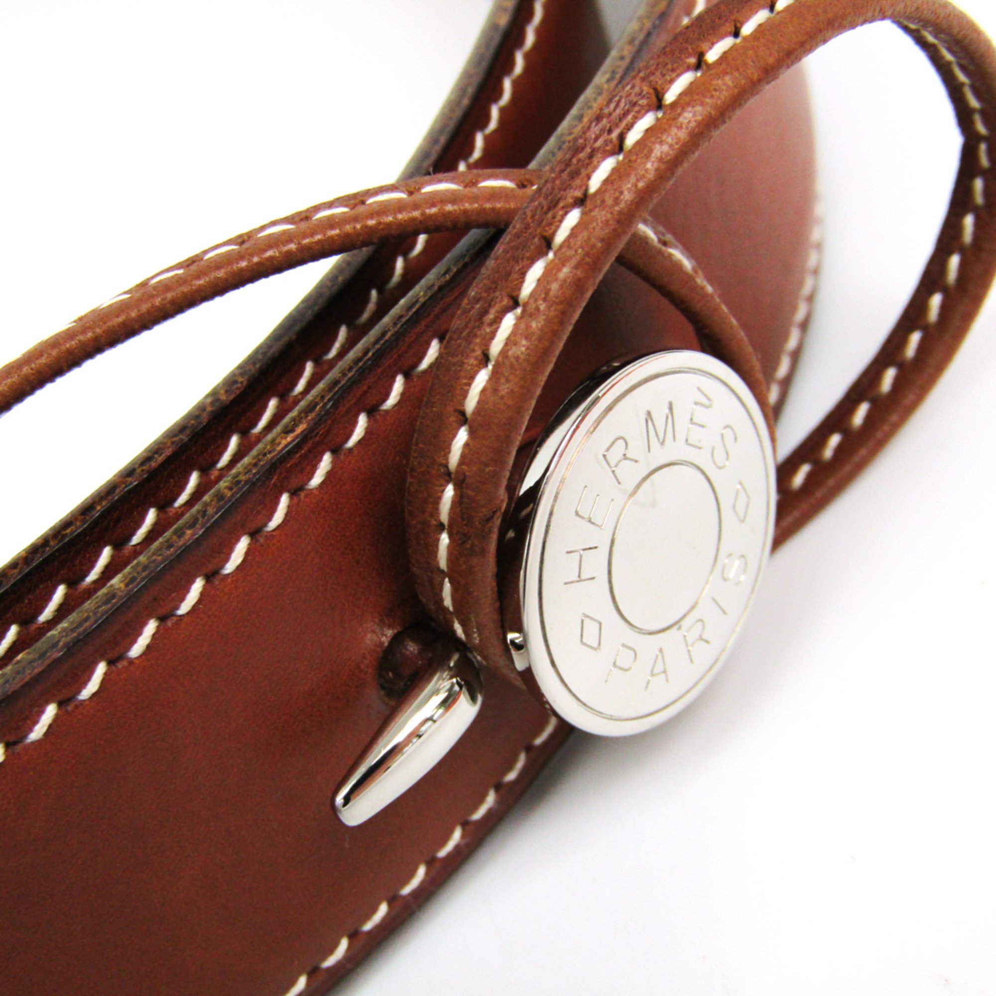 Hermes Sellier Women's Leather Belt Brown 65