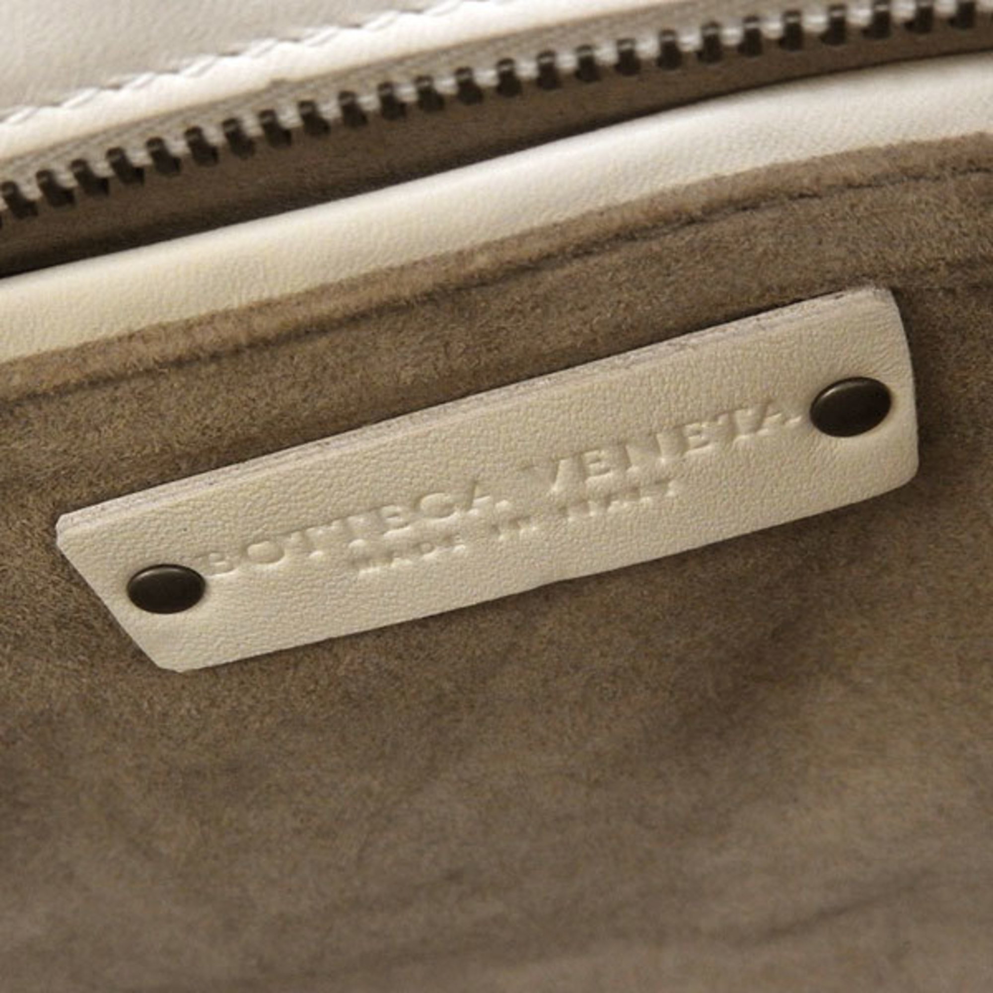 Bottega Veneta BOTTEGA VENETA Intrechart 2WAY bag Japan limited Leather Ivory * BG