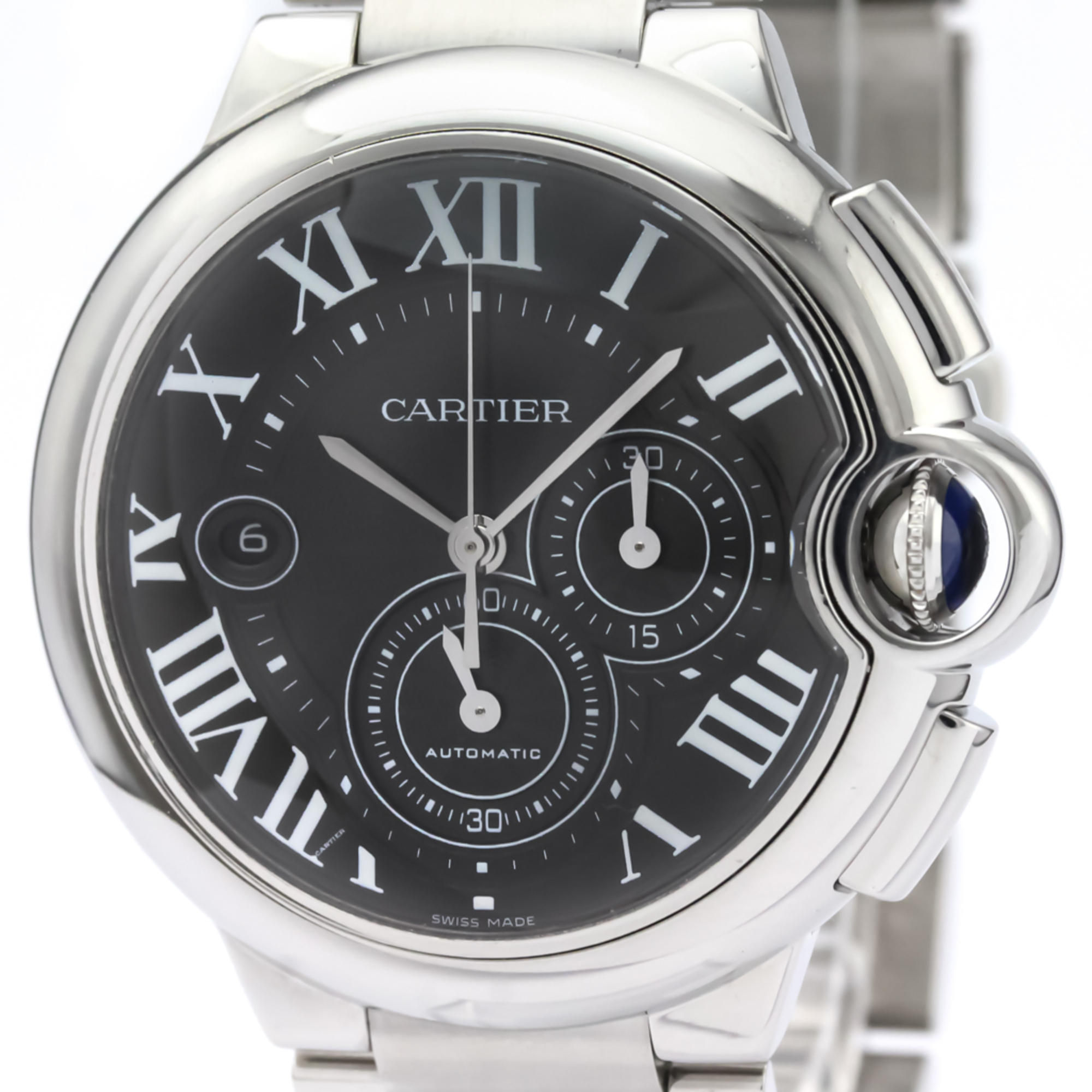 Cartier Ballon Bleu Automatic Stainless Steel Men's Sports Watch W6920077