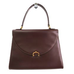 Cartier Hand bag Must Leather Wine red