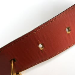 Louis Vuitton Epi Men's Epi Leather Belt Brown,Gold 85 Ceinture Classic