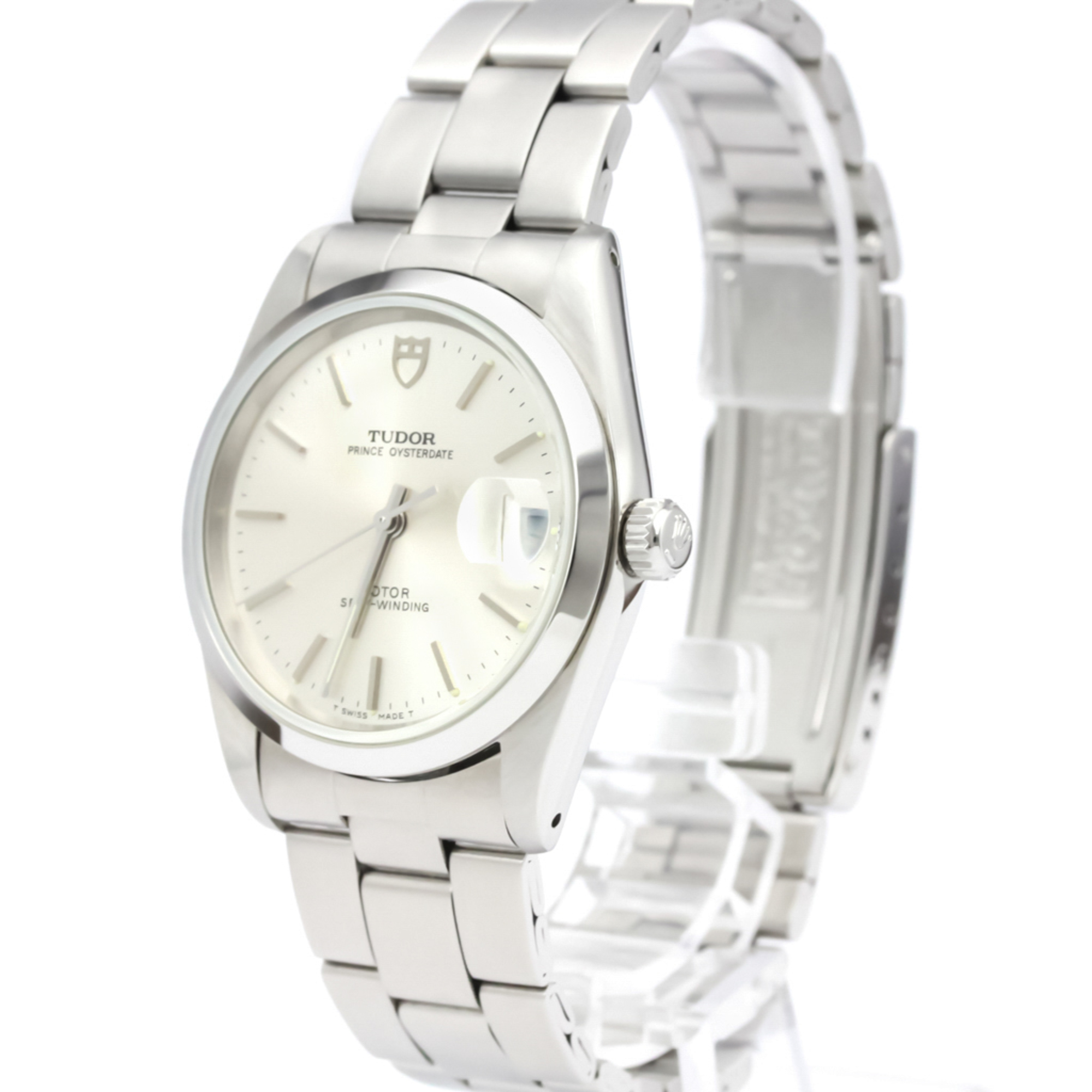 TUDOR Prince Oyster Date Steel Automatic Mens Watch 74000N