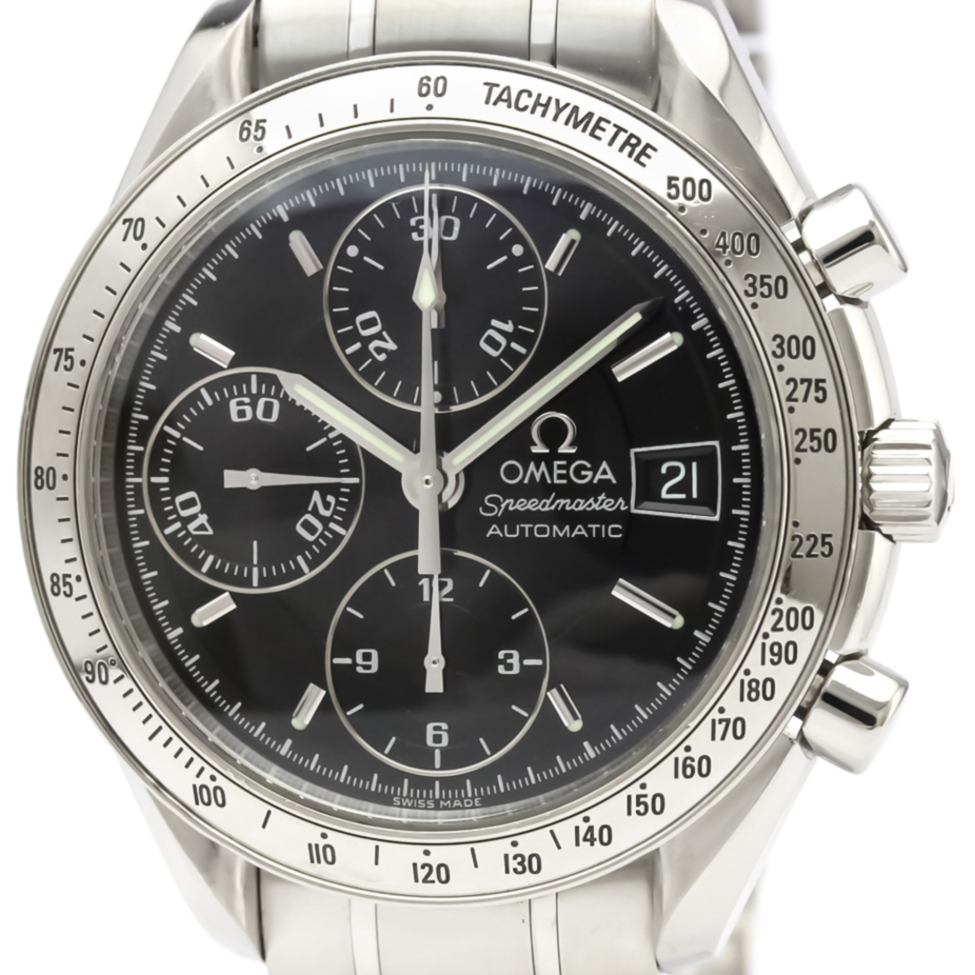 OMEGA Speedmaster Date Steel Automatic Mens Watch 3513.50