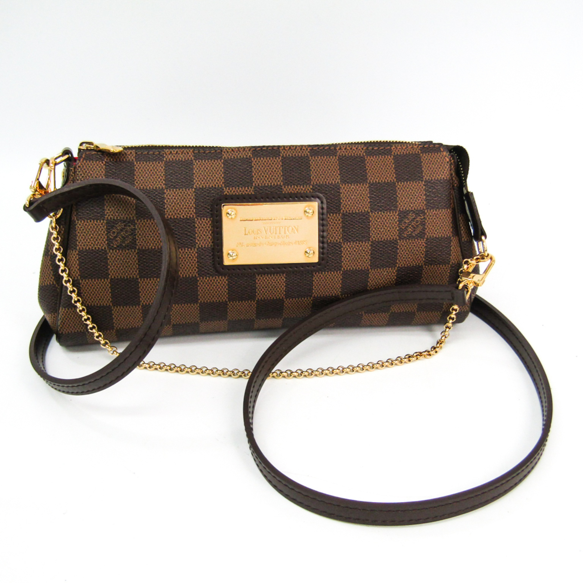 Louis Vuitton Damier Eva N55213 Women's Shoulder Bag Ebene