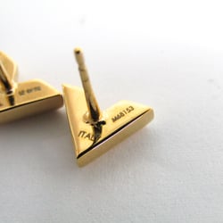 Louis Vuitton Earrings Essential V M68153 Metal Stud Earrings Gold