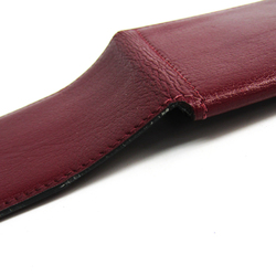 Hermes Trifold Leather Card Case Bordeaux