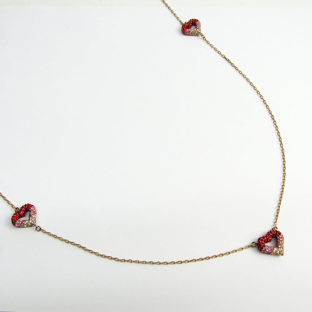 LOUIS VUITTON Women's Necklace Red gold in Gold