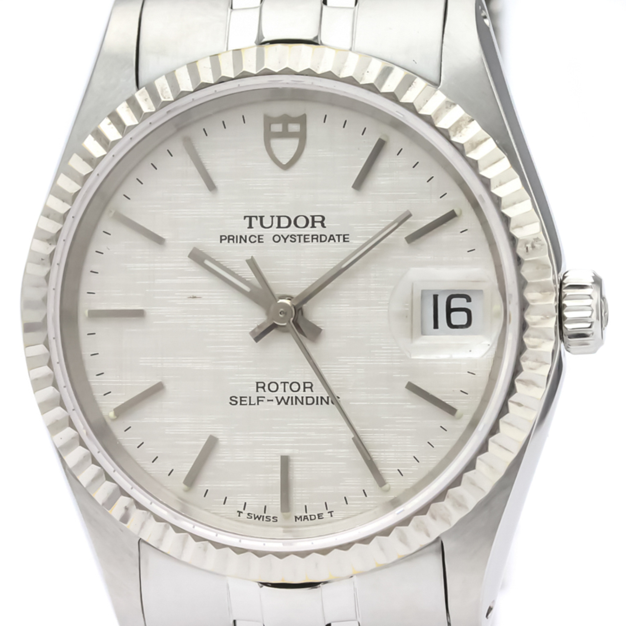 TUDOR Prince Oyster Date Steel Automatic Mens Watch 74034