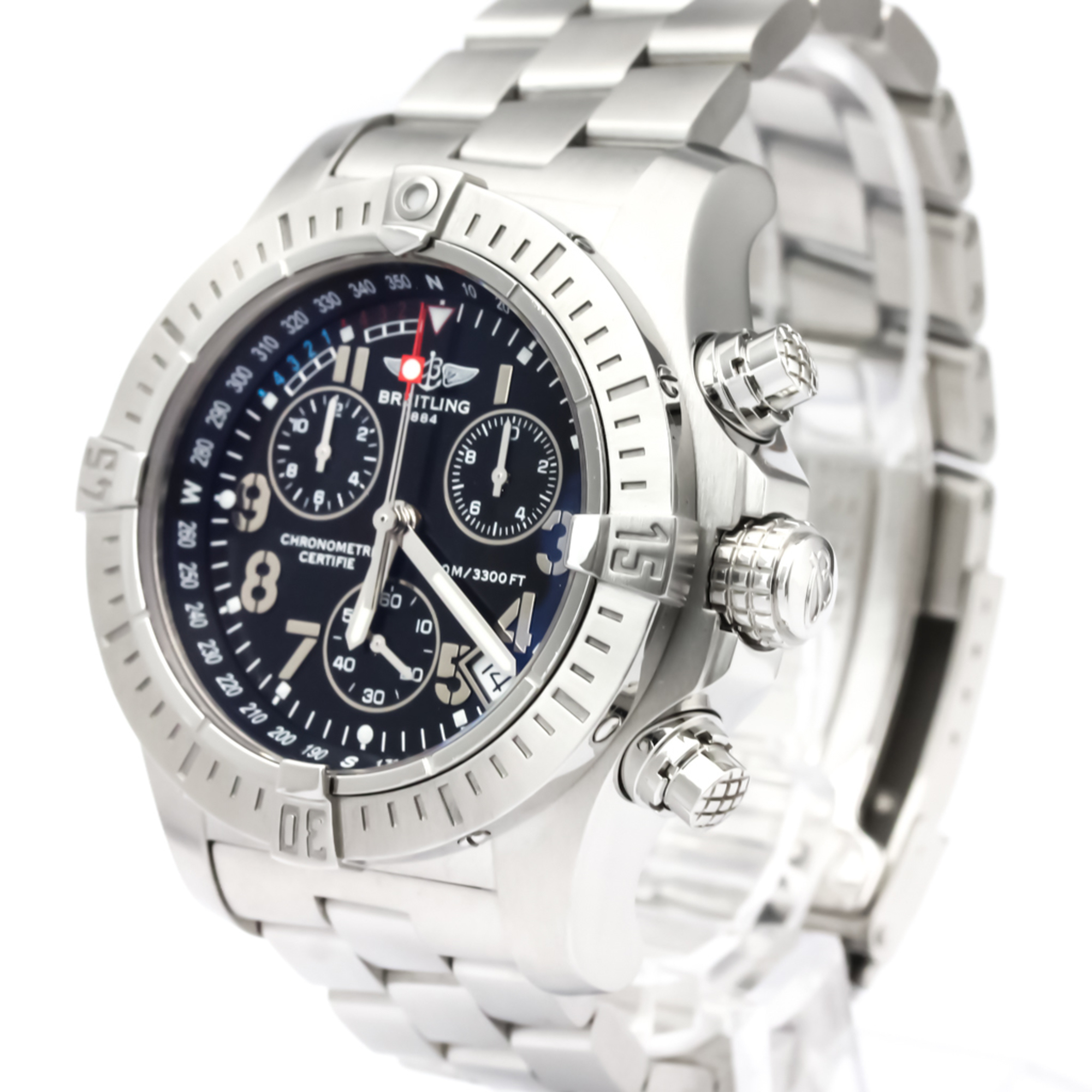 Breitling Avenger Quartz Stainless Steel Men's Sports Watch A73390