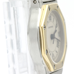 Cartier Santos Octagon Quartz Stainless Steel,Yellow Gold (18K) Women's Dress Watch 187903