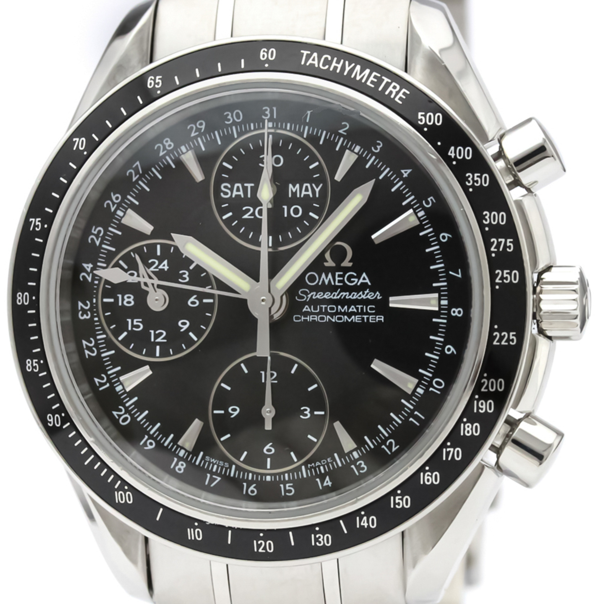 OMEGA Speedmaster Day Date Steel Automatic Mens Watch 3220.50