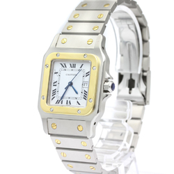 Cartier Santos Galbee Automatic Stainless Steel,Yellow Gold (18K) Men's Dress Watch -