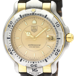 Tag Heuer 6000 Series Quartz Stainless Steel,Yellow Gold (18K) Men's Dress Watch WH1153