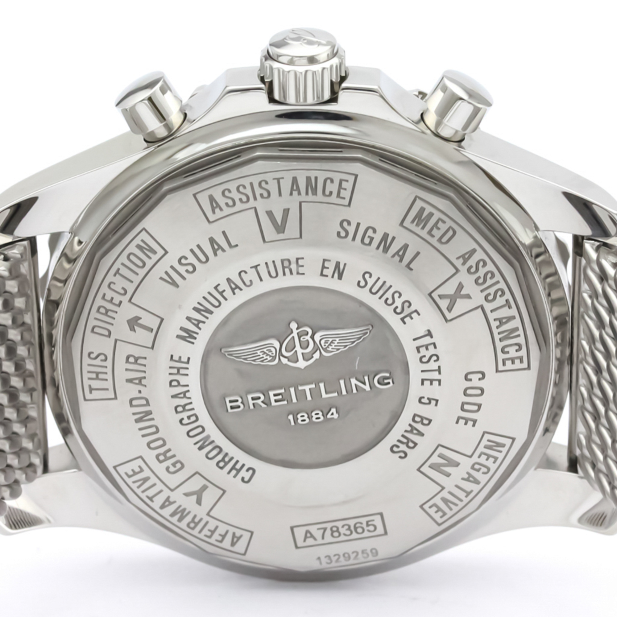 Breitling Chronospace Quartz Stainless Steel Men's Sports Watch A78365