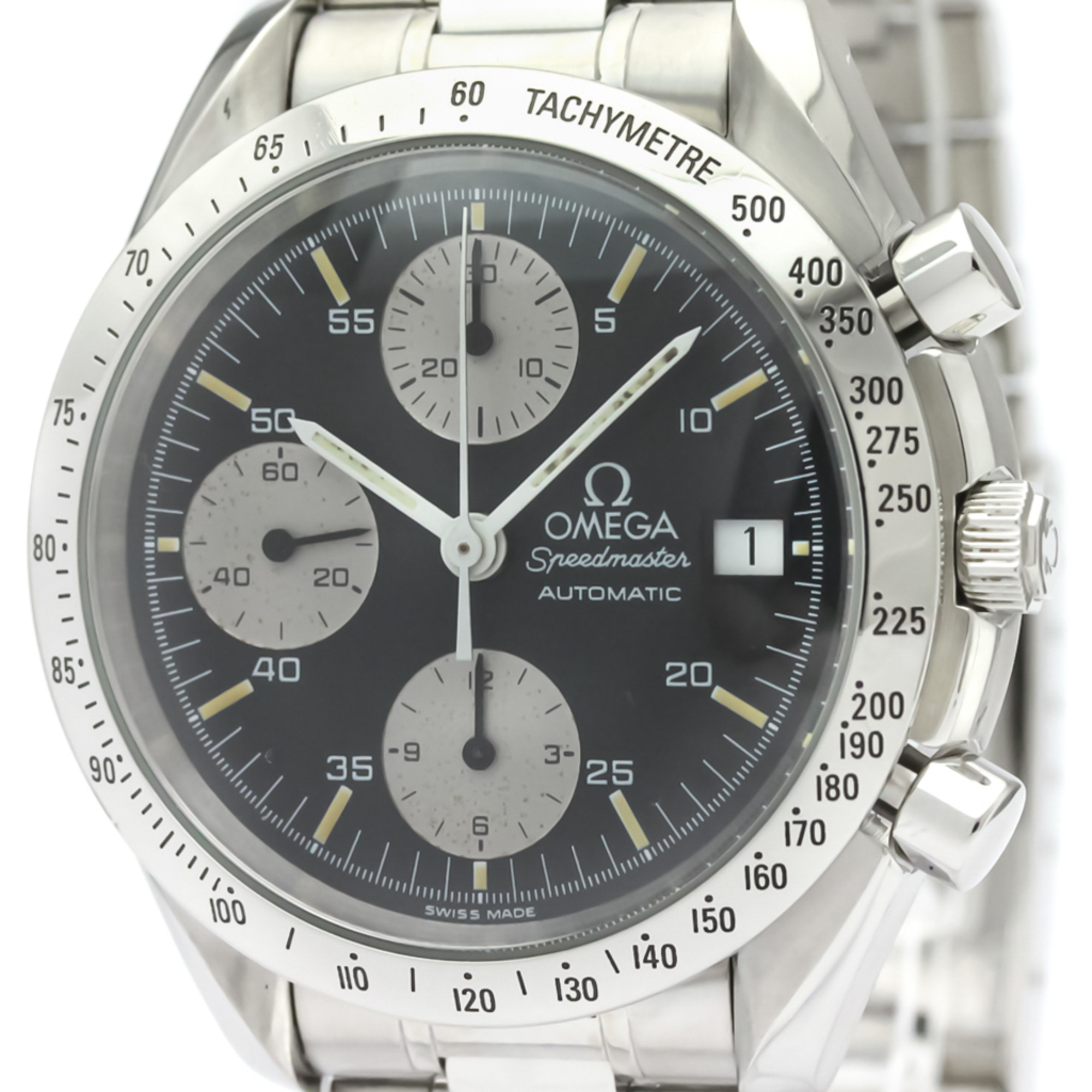 OMEGA Speedmaster Date Steel Automatic Mens Watch 3511.50