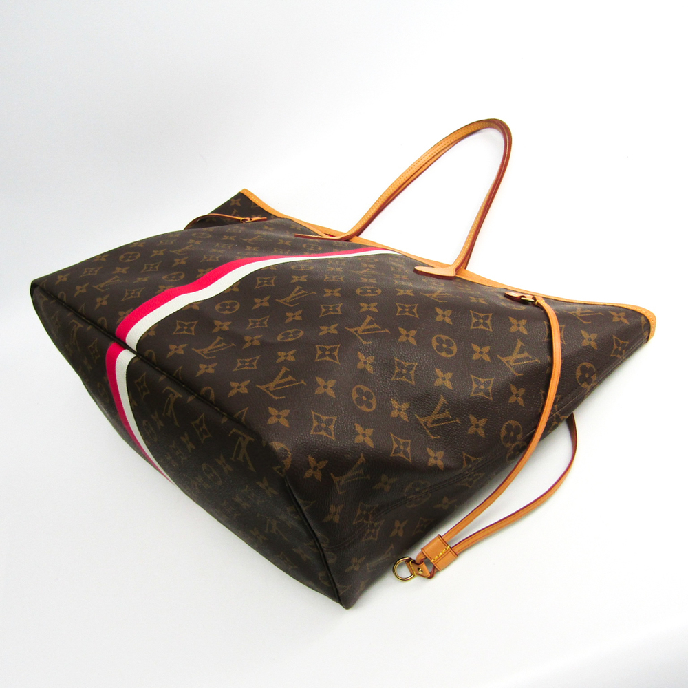 LV Louis Vuitton M40157 Neverfull Monogram Lady Woman Shou…