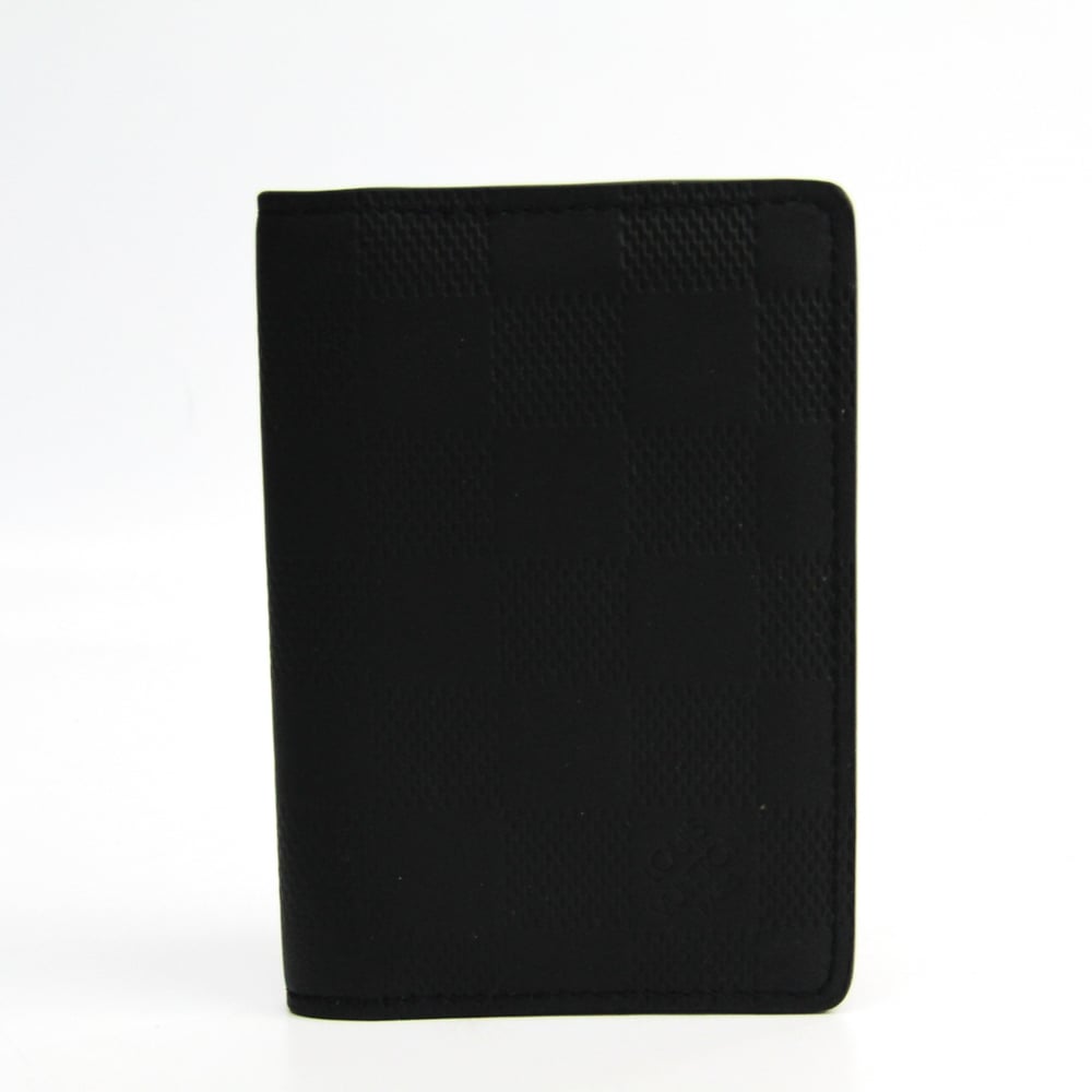 Louis Vuitton Black Damier Infini Leather Pocket Agenda Cover