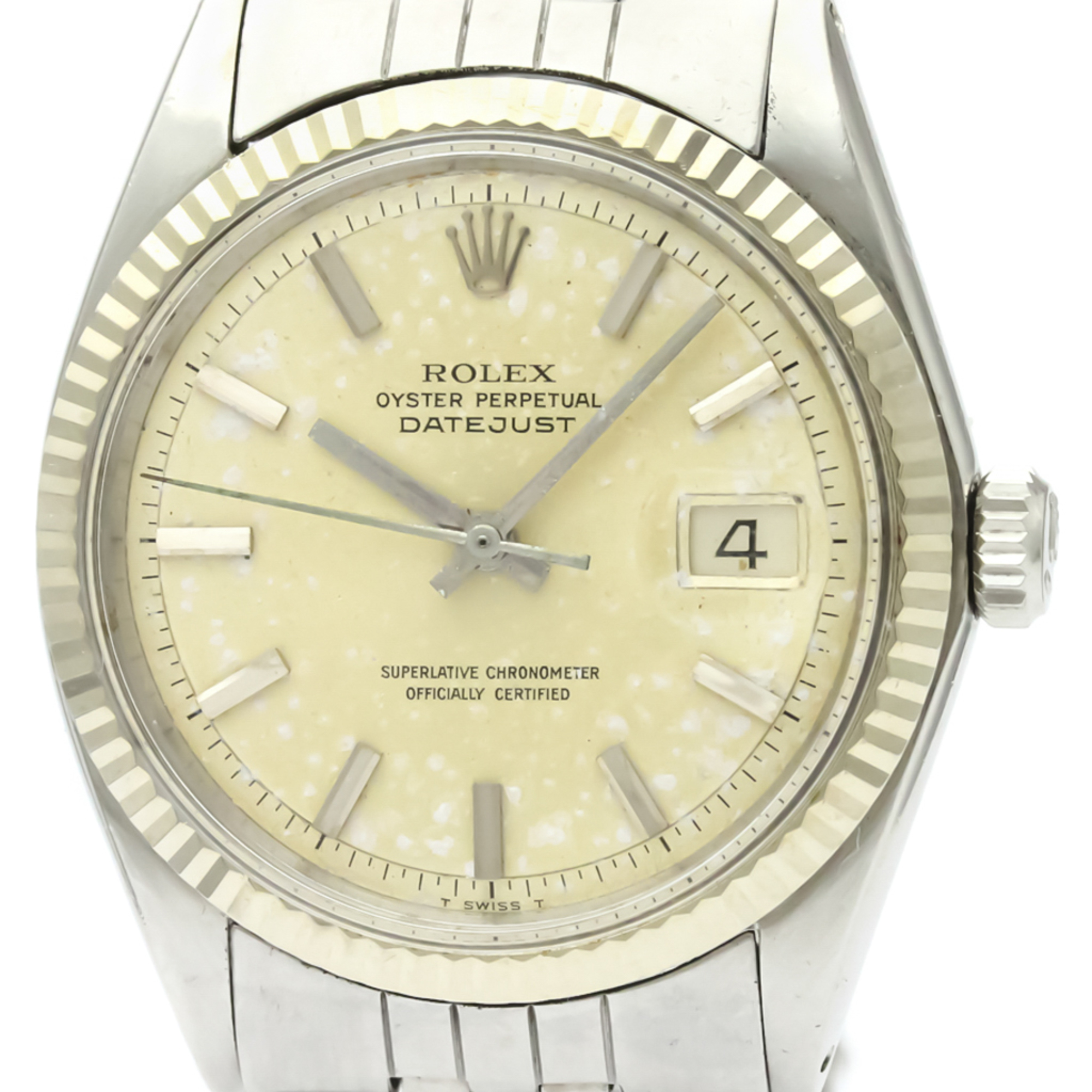 Rolex Datejust Automatic Stainless Steel,White Gold Men's Dress Watch 1601