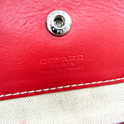 Goyard Saint Louis Saint Louis PM Leather,Canvas Tote Bag Red