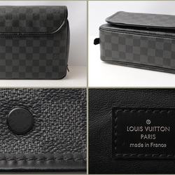 Louis Vuitton Truth Suspendable Damier Graphite N41419 Pouch Black Travel