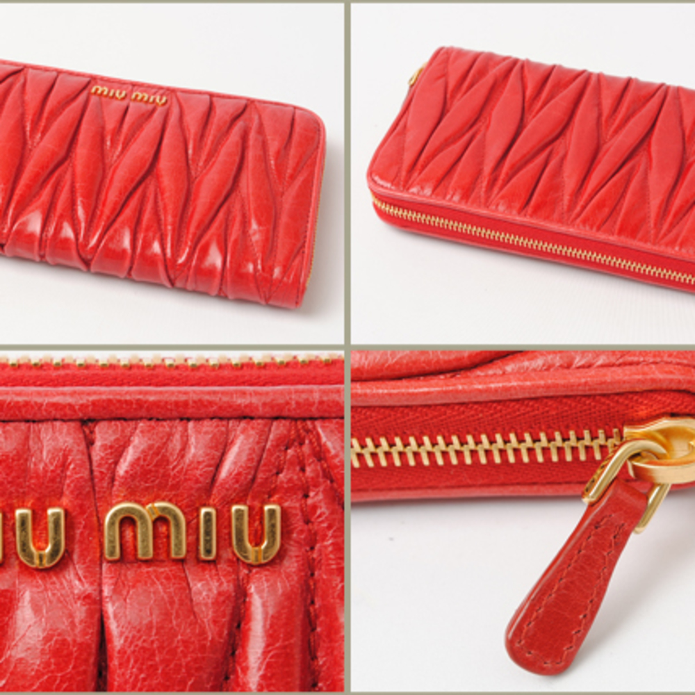 Miu Miu Minuteria Double Zip Pochette Wristlet in Black Matelasse Lux - SOLD