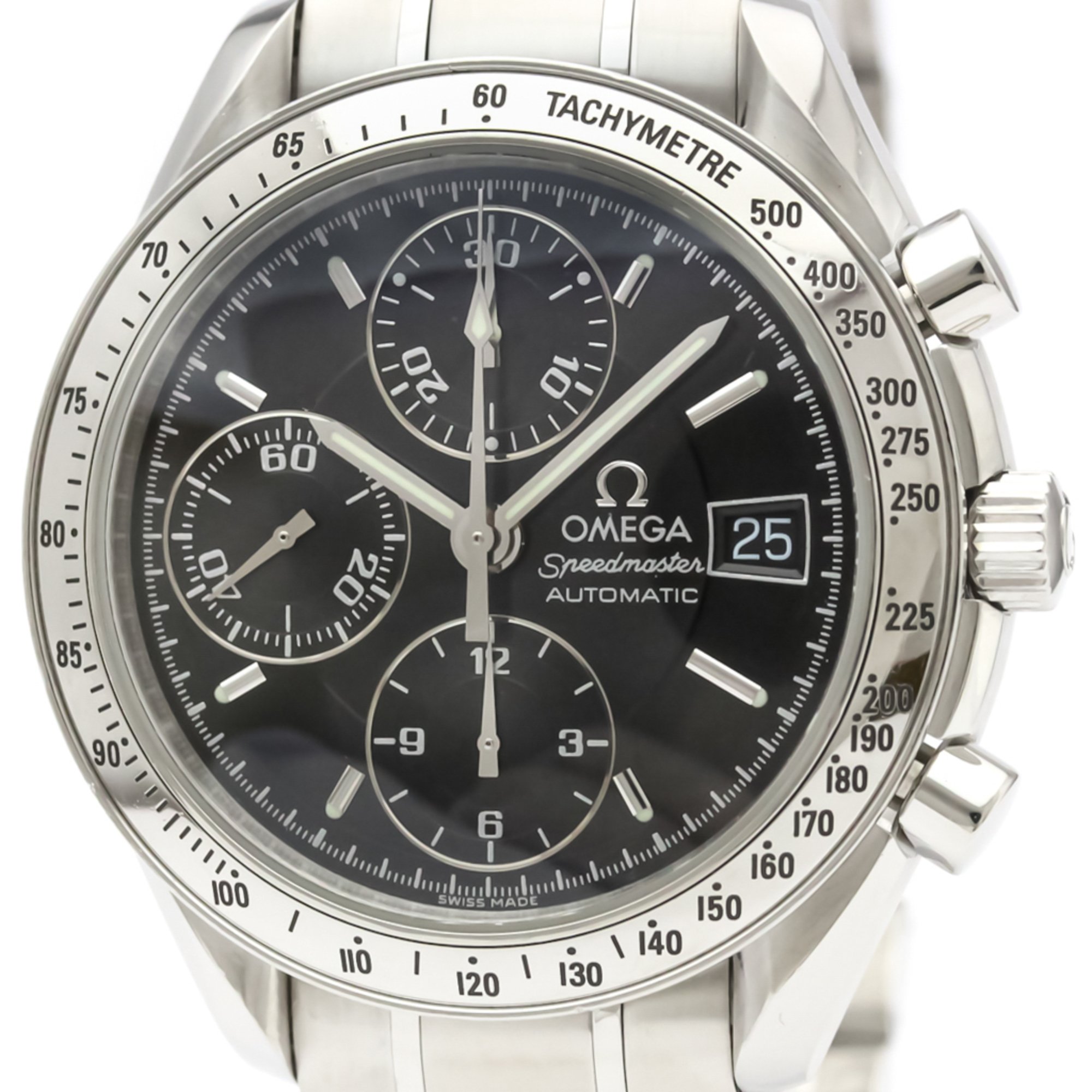 OMEGA Speedmaster Date Steel Automatic Mens Watch 3513.50