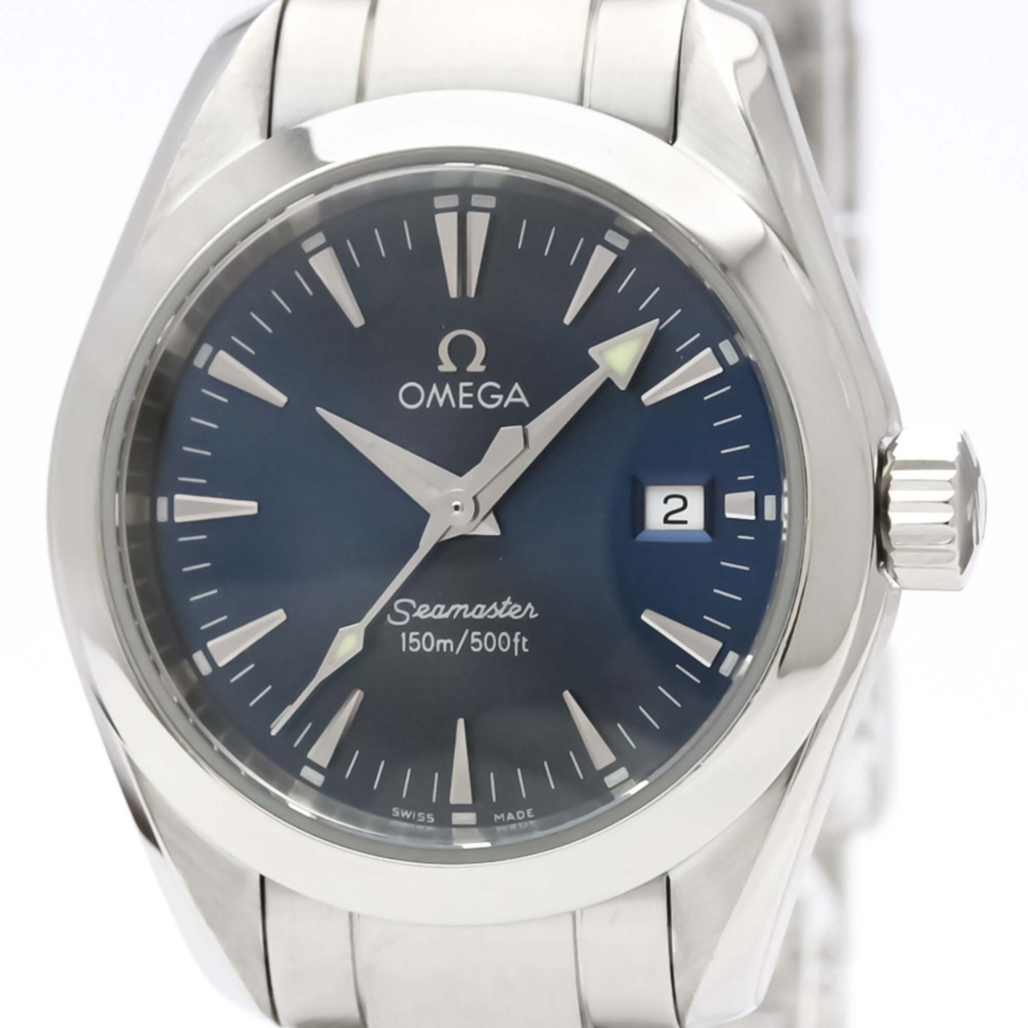 Omega Seamaster Quartz Stainless Steel Women's Sports Watch 2577.80