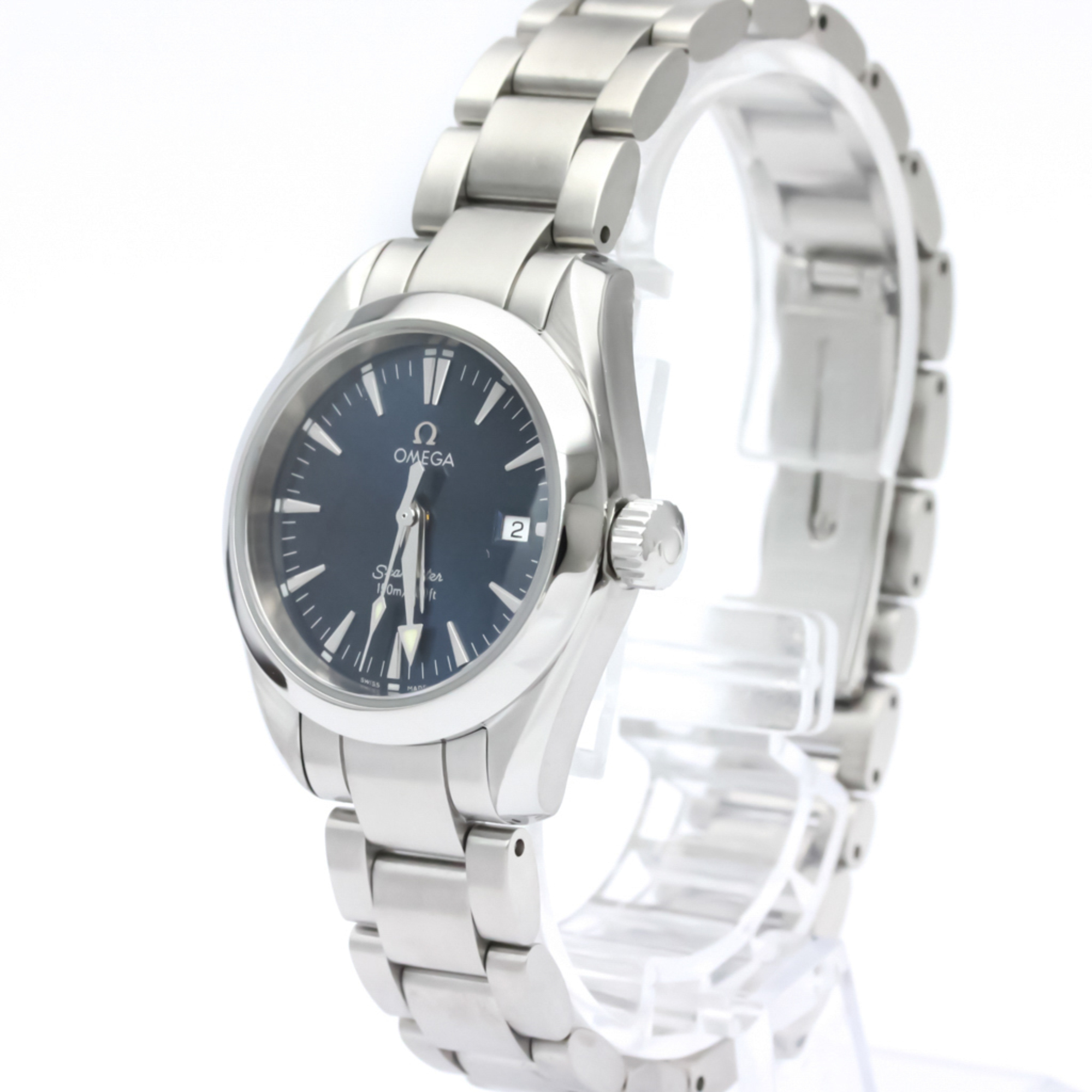 Omega Seamaster Quartz Stainless Steel Women's Sports Watch 2577.80