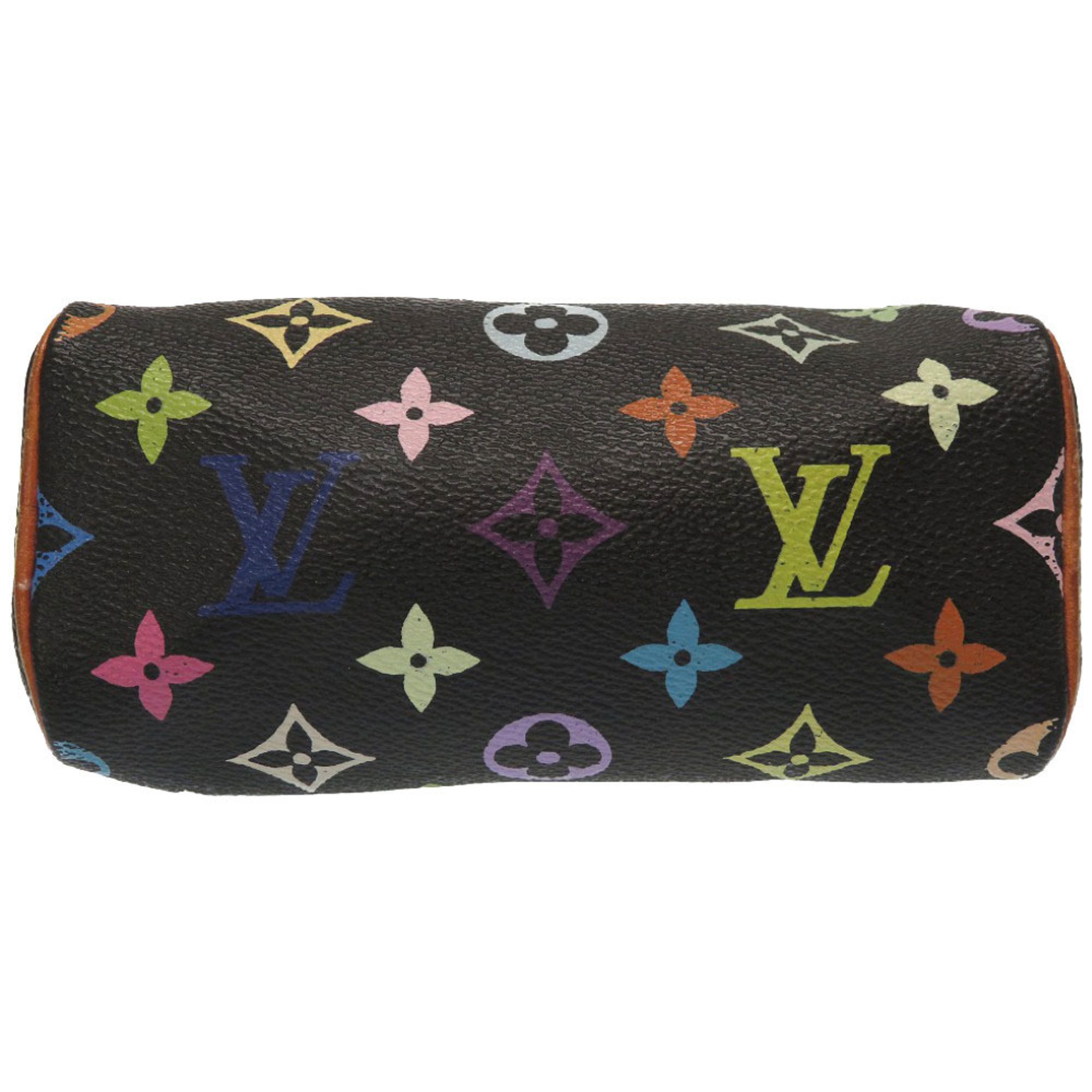 Louis Vuitton monogram multicolor mini speedy noir M92644 2WAY handbag bag with a strap LV 0284 LOUIS VUITTON