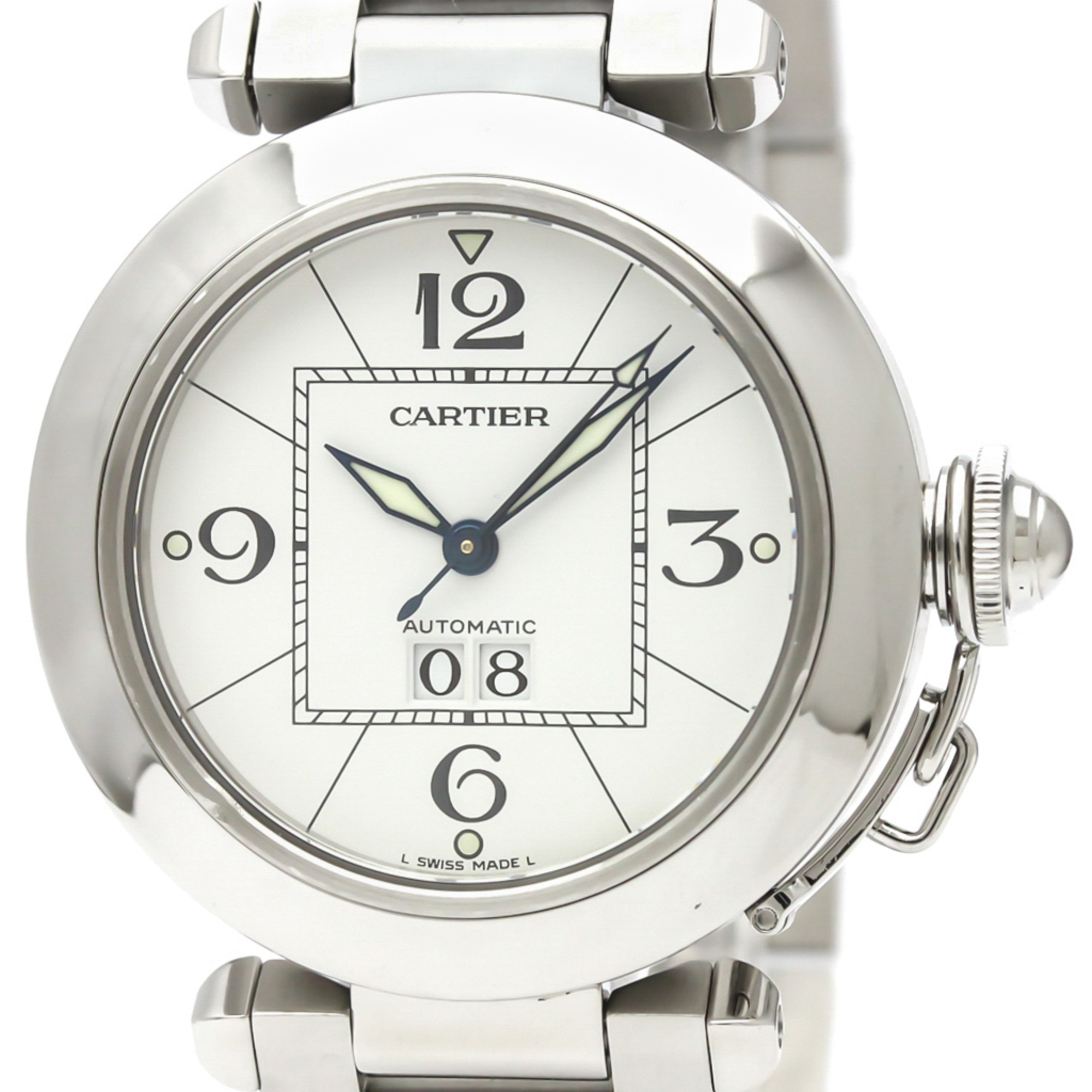 CARTIER Pasha C Big Date Steel Automatic Unisex Watch W31055M7