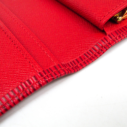Louis Vuitton Epi Continental Viennois M63257 Unisex Epi Leather Long Wallet (bi-fold) Castilian Red