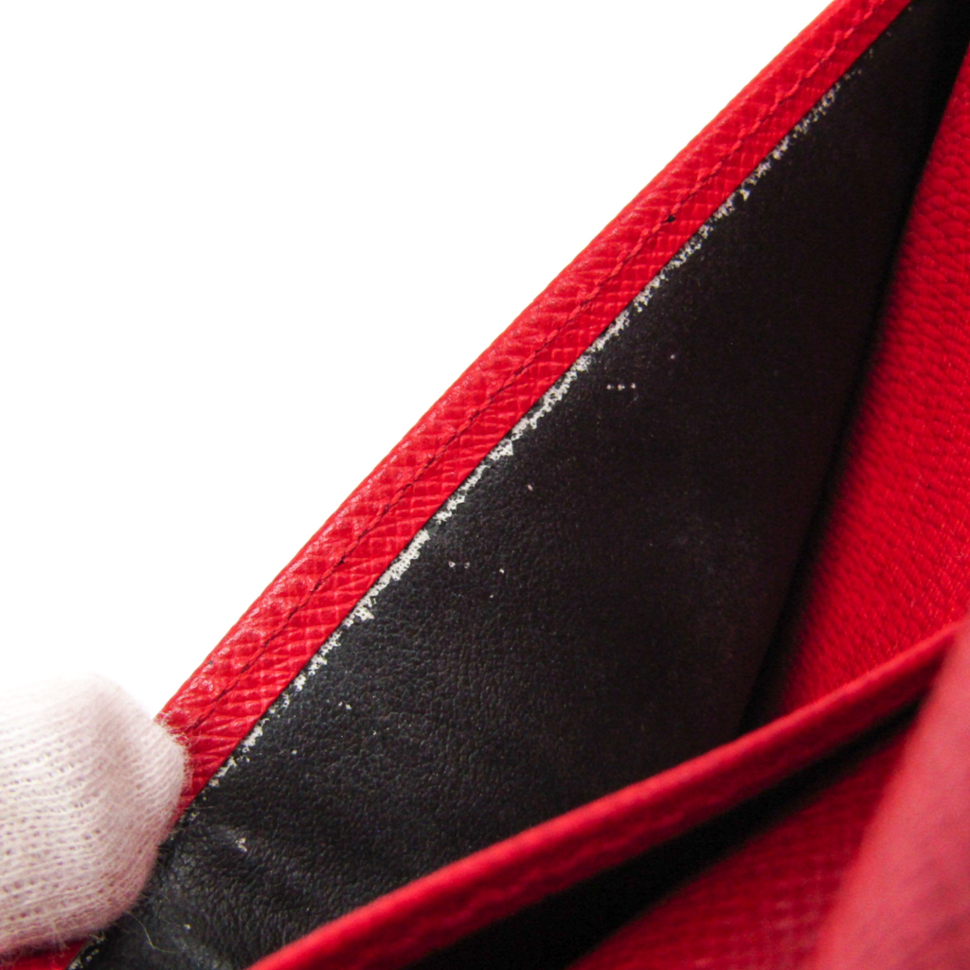 Louis Vuitton Epi Continental Viennois M63257 Unisex Epi Leather Long Wallet (bi-fold) Castilian Red
