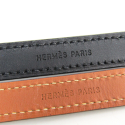 Hermes Sellier Looping Bracelet Black,Natural