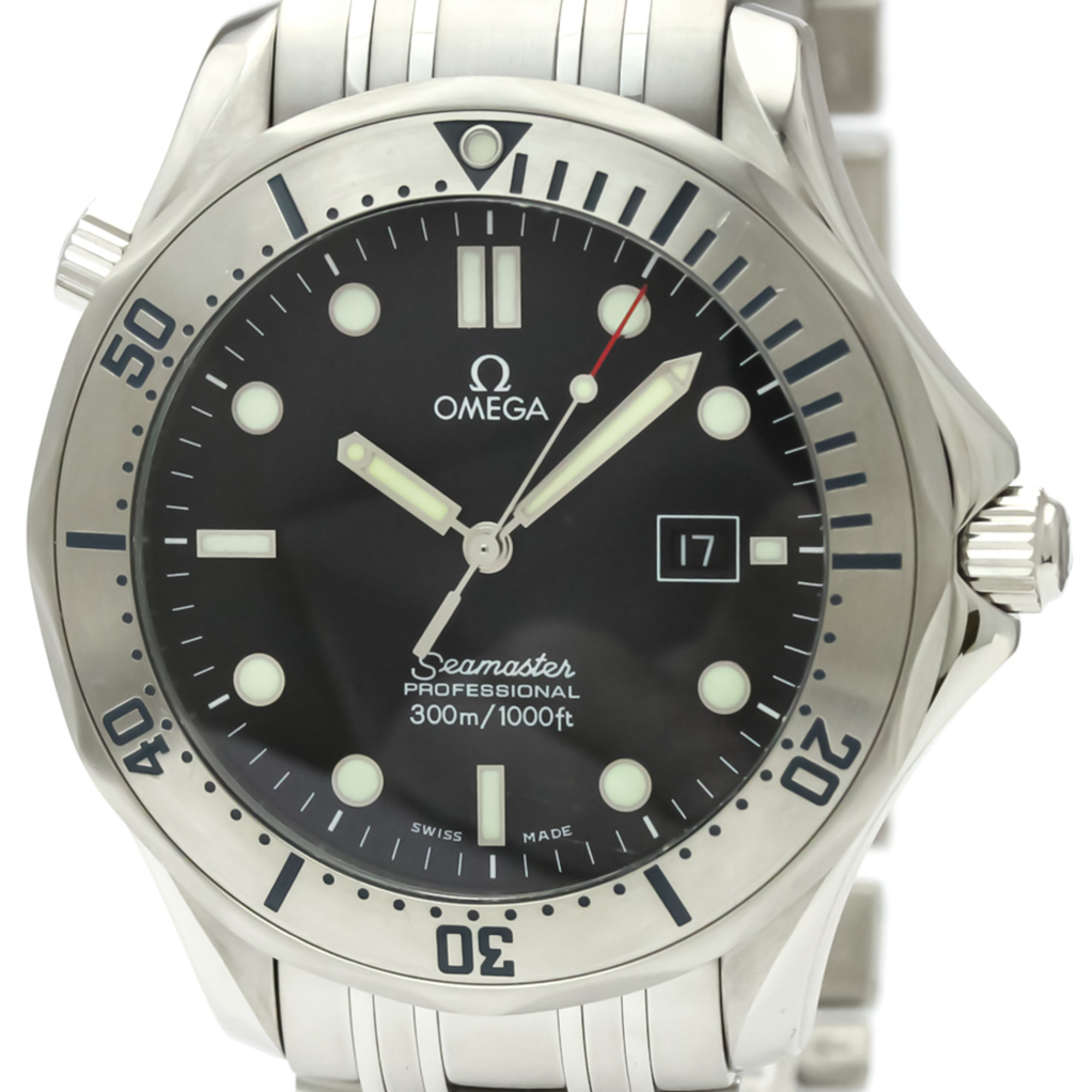 Omega Seamaster Quartz Stainless Steel Men's Sports Watch 2261.50