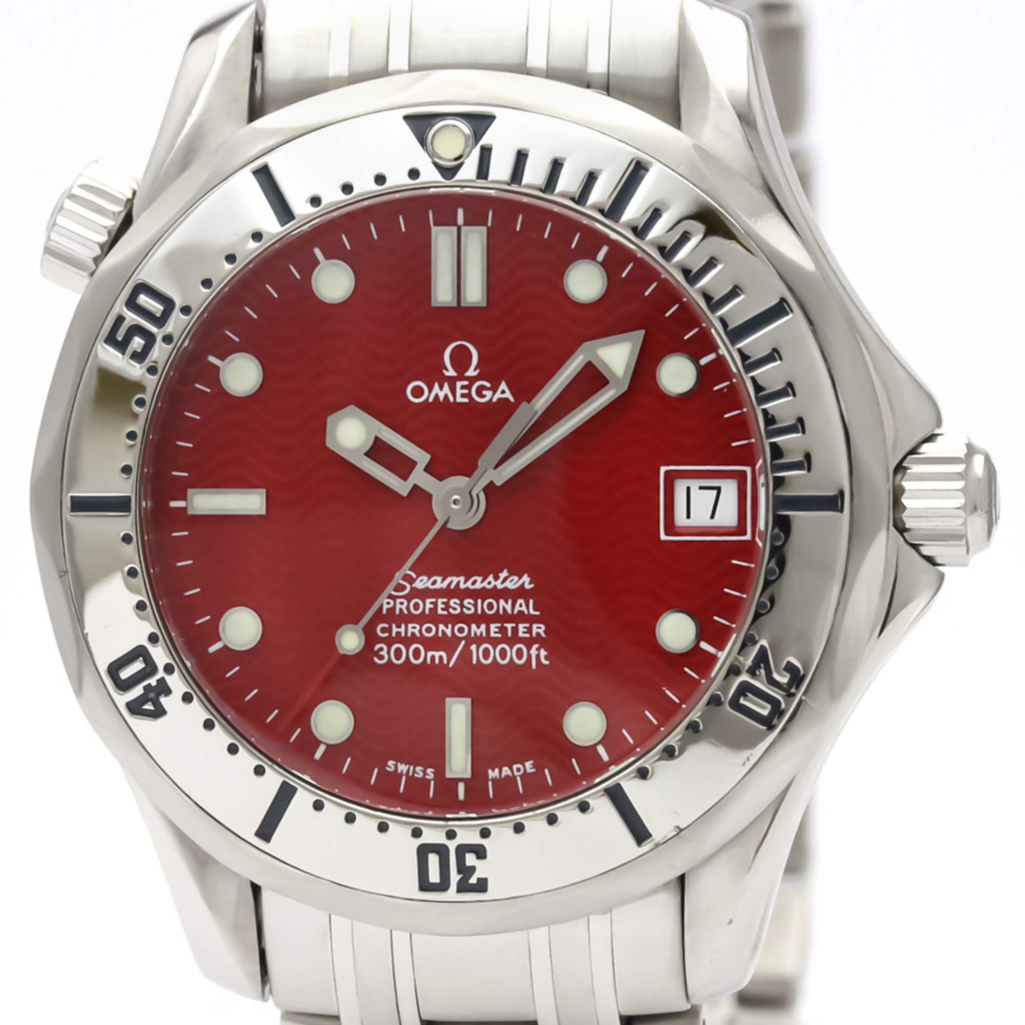 Omega Seamaster Automatic Stainless Steel Men s Sports Watch