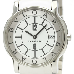 BVLGARI Solotempo Stainless Steel Quartz Mens Watch ST35S