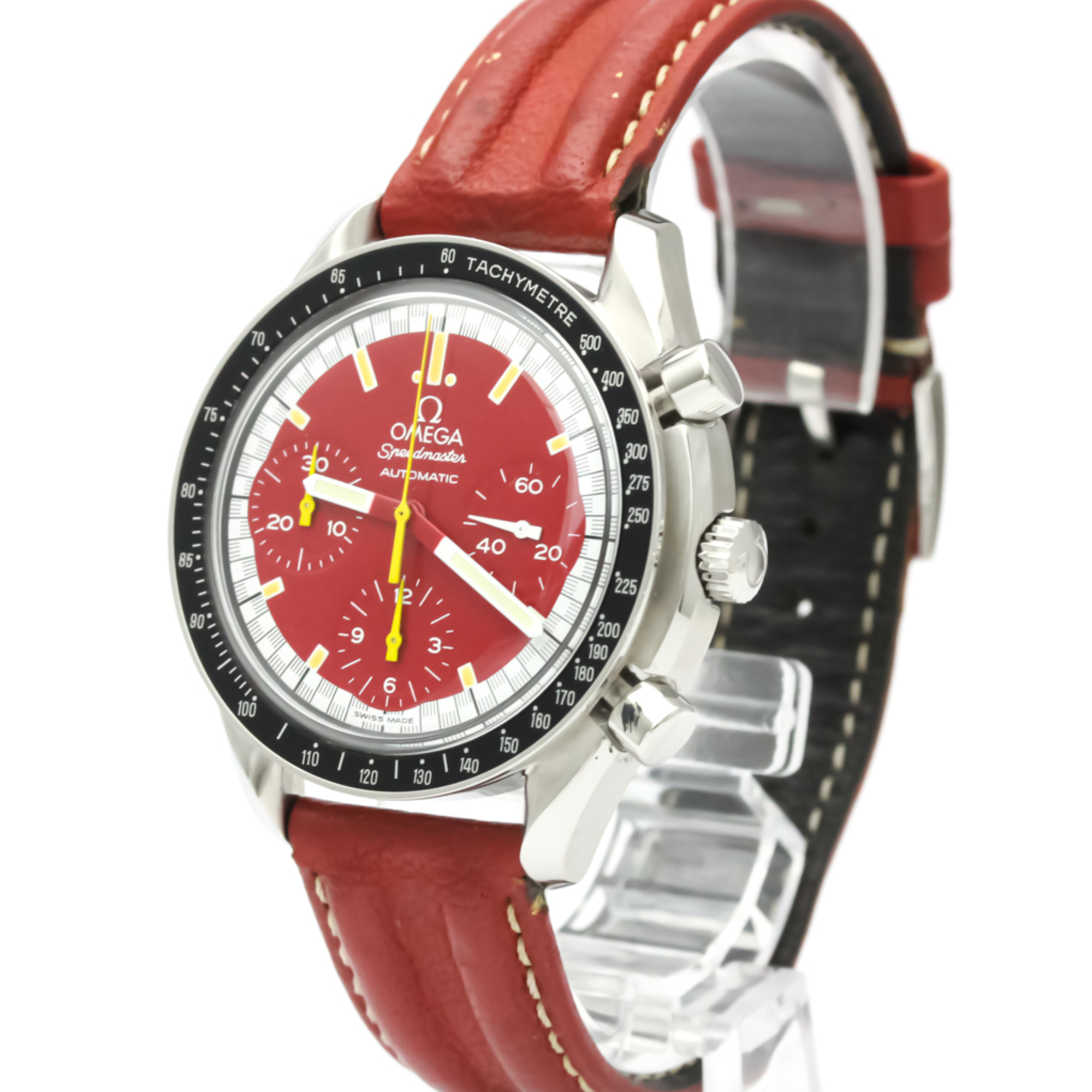 OMEGA Speedmaster Michael Schumacher Red Dial Watch 3510.61