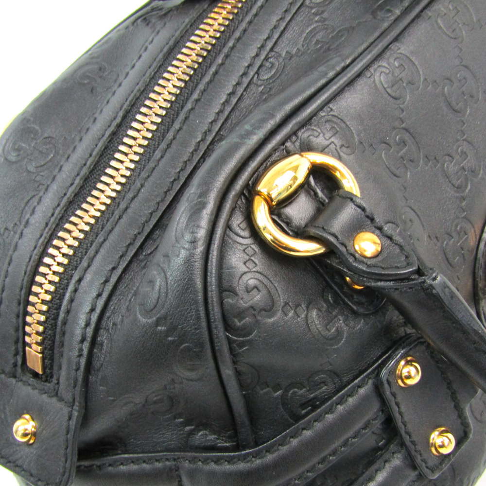Gucci White Guccissima Leather Wave Boston Bag