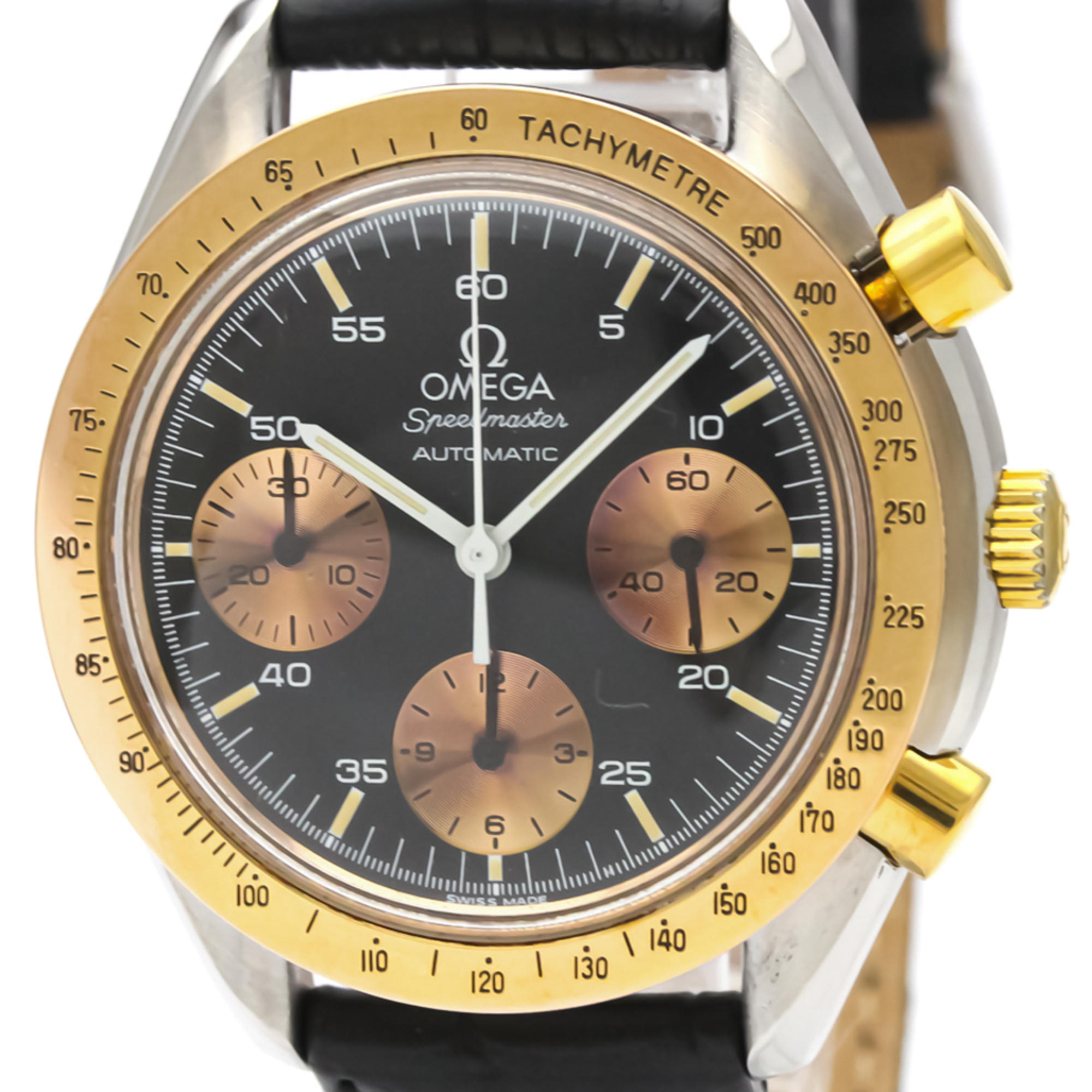 Omega Speedmaster Automatic Stainless Steel Yellow Gold 18K