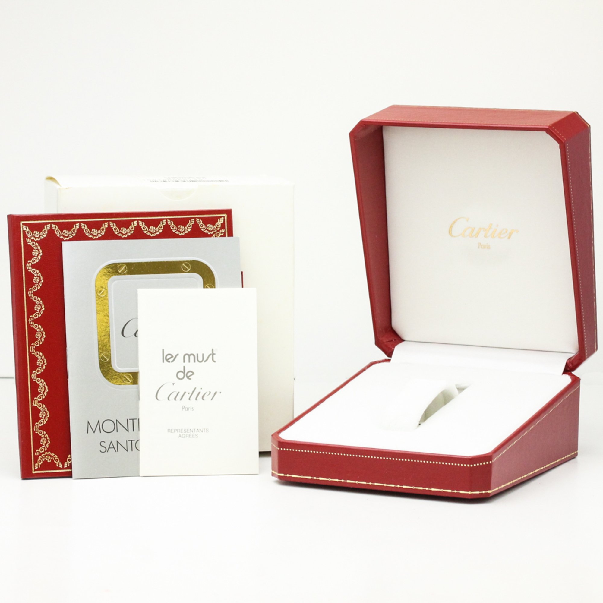 Cartier Santos Galbee Quartz Stainless Steel,Yellow Gold (18K) Women's Dress Watch