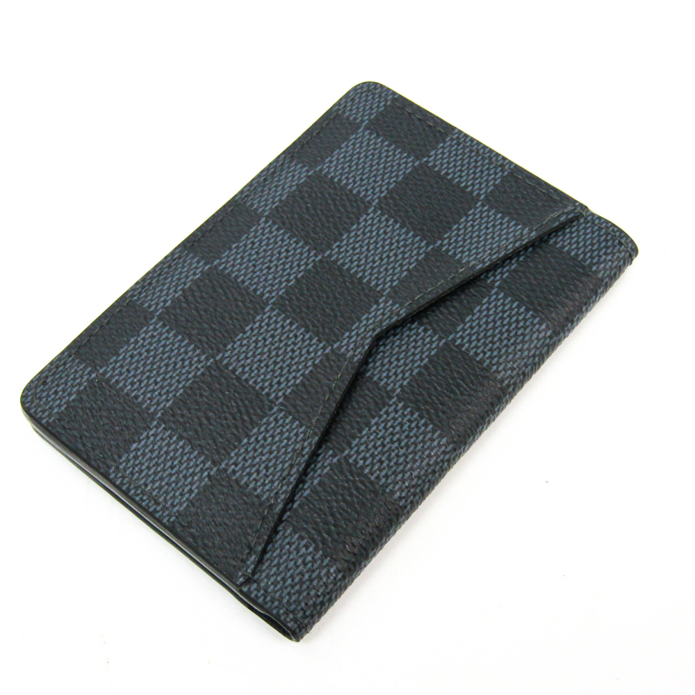 Louis Vuitton Damier Cobalt Pocket Organizer N63210 Card Case Damier Cobalt