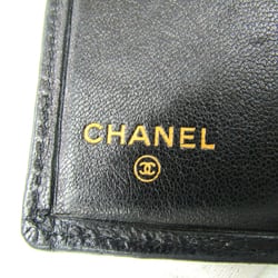 Chanel Bicolor  Lambskin Bill Wallet (bi-fold) Black