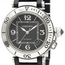 CARTIER Pasha Seatimer Steel Automatic Mens Watch W31077U2