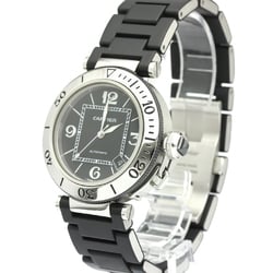 CARTIER Pasha Seatimer Steel Automatic Mens Watch W31077U2